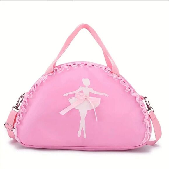 Girls Pink Dance Ballet Bag - Picture 1 of 9